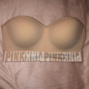 PINK Wireless Strapless Push Up Bra